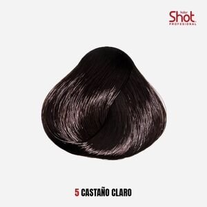 Kolor Shot Professional Hair Color 5 Light Brown - (90ml) - Permanent Cream